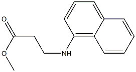 METHYL 3-(1-NAPHTHYLAMINO)PROPANOATE Struktur