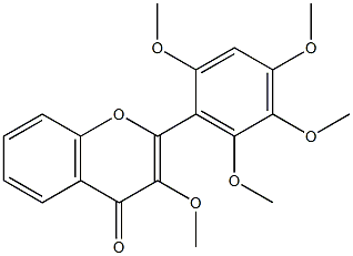 3,2',4',5'6'-PENTAMETHOXYFLAVONE Struktur