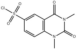 1,3-DIMETHYL-2,4-DIOXO-1,2,3,4-TETRAHYDRO-QUINAZOLINE-6-SULFONYL CHLORIDE Struktur