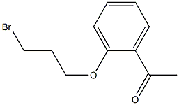 1-[2-(3-BROMOPROPOXY)PHENYL]ETHANONE Struktur