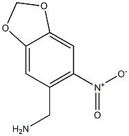 (6-NITRO-BENZO[1,3]DIOXOL-5-YL)-METHYLAMINE Struktur