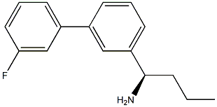 (1R)-1-[3-(3-FLUOROPHENYL)PHENYL]BUTYLAMINE Struktur