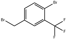 1-BROMO-4-BROMOMETHYL-2-TRIFLUOROMETHYL-BENZENE Structure