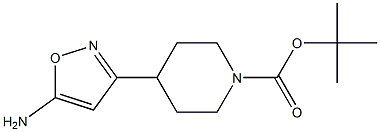 4-(5-AMINO-ISOXAZOL-3-YL)-PIPERIDINE-1-CARBOXYLIC ACID TERT-BUTYL ESTER Struktur