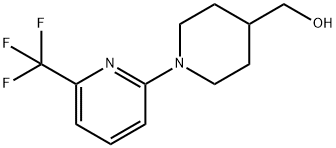 (1-[6-(TRIFLUOROMETHYL)PYRIDIN-2-YL]PIPERIDIN-4-YL)METHANOL Struktur