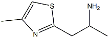 1-METHYL-2-(4-METHYL-THIAZOL-2-YL)-ETHYLAMINE Struktur