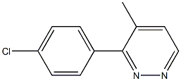 4-METHYL-3-(4-CHLOROPHENYL)-PYRIDAZINE Struktur