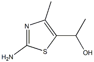 1-(2-AMINO-4-METHYL-1,3-THIAZOL-5-YL)ETHANOL Struktur