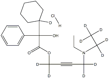 OXYBUTYNIN-D10 HCL Struktur