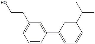 3-(3-ISOPROPYLPHENYL)PHENETHYL ALCOHOL Struktur