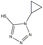 1-CYCLOPROPYL-1H-TETRAZOLE-5-THIOL Struktur