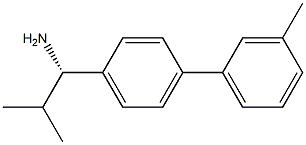 (1S)-2-METHYL-1-[4-(3-METHYLPHENYL)PHENYL]PROPYLAMINE Struktur