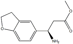 METHYL (3R)-3-AMINO-3-(2,3-DIHYDROBENZO[B]FURAN-5-YL)PROPANOATE Struktur