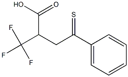 4-PHENYL-4-THIO-2-(TRIFLUOROMETHYL)BUTANOIC ACID Struktur