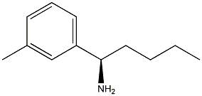 (1R)-1-(3-METHYLPHENYL)PENTYLAMINE Struktur