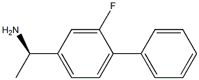 (1R)-1-(3-FLUORO-4-PHENYLPHENYL)ETHYLAMINE Struktur