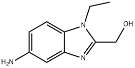 (5-AMINO-1-ETHYL-1H-BENZOIMIDAZOL-2-YL)-METHANOL Struktur