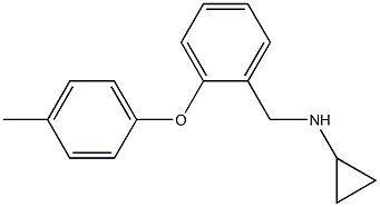 (1R)CYCLOPROPYL[2-(4-METHYLPHENOXY)PHENYL]METHYLAMINE Struktur