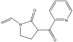 3-(PYRIDIN-2-YLCARBONYL)-1-VINYLPYRROLIDIN-2-ONE Struktur