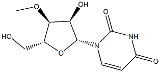 3'-(O-METHYL)-URIDINE, [3H]- Struktur