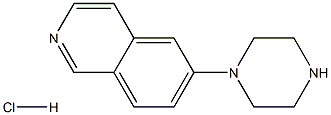 6-(1-PIPERAZINYL)-ISOQUINOLINE HYDROCHLORIDE Struktur