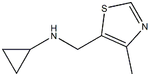 CYCLOPROPYL-(4-METHYL-THIAZOL-5-YLMETHYL)-AMINE Struktur