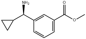 METHYL 3-((1R)AMINOCYCLOPROPYLMETHYL)BENZOATE Struktur