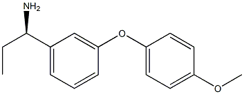 (1R)-1-[3-(4-METHOXYPHENOXY)PHENYL]PROPYLAMINE Struktur