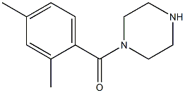 1-(2,4-DIMETHYLBENZOYL)PIPERAZINE Struktur