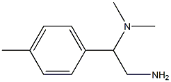 N1,N1-DIMETHYL-1-P-TOLYL-ETHANE-1,2-DIAMINE Struktur