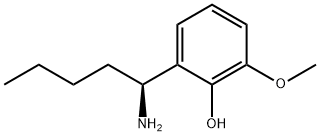 2-((1S)-1-AMINOPENTYL)-6-METHOXYPHENOL Struktur