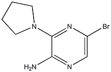 5-BROMO-3-PYRROLIDIN-1-YL-PYRAZIN-2-YLAMINE Struktur