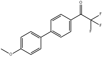 4'-(4-METHOXYPHENYL)-2,2,2-TRIFLUOROACETOPHENONE Struktur