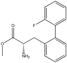 METHYL (2S)-2-AMINO-3-[2-(2-FLUOROPHENYL)PHENYL]PROPANOATE Struktur