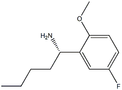 (1S)-1-(5-FLUORO-2-METHOXYPHENYL)PENTYLAMINE Struktur