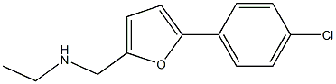 N-((5-(4-CHLOROPHENYL)-2-FURYL)METHYL)ETHANAMINE Struktur