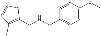 N-(4-METHOXYBENZYL)-N-((3-METHYLTHIEN-2-YL)METHYL)AMINE Struktur