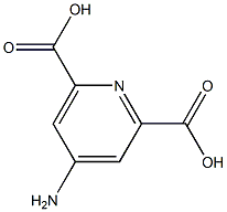 4-AMINO-2,6-PYRIDINEDICARBOXYLIC ACID Struktur