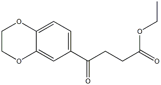 ETHYL 4-[3,4-(ETHYLENEDIOXY)PHENYL]-4-OXOBUTYRATE Struktur