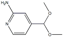 4-(DIMETHOXYMETHYL)PYRIDINE-2-AMINE Struktur