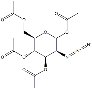 1,3,4,6-TETRA-O-ACETYL-2-AZIDO-2-DEOXY-D-MANNOPYRANOSE Struktur