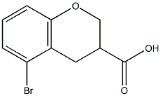 5-BROMOCHROMAN-3-CARBOXYLIC ACID Struktur