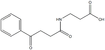 3-[(4-OXO-4-PHENYLBUTANOYL)AMINO]PROPANOIC ACID Struktur