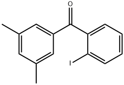 3,5-DIMETHYL-2'-IODOBENZOPHENONE Struktur