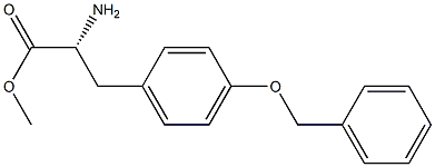 METHYL (2R)-2-AMINO-3-[4-(PHENYLMETHOXY)PHENYL]PROPANOATE Struktur