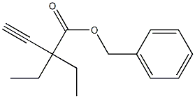 2,2-DIETHYL-BUT-3-YNOIC ACID BENZYL ESTER Struktur