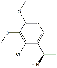 (1R)-1-(2-CHLORO-3,4-DIMETHOXYPHENYL)ETHYLAMINE Struktur