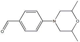 4-(2,6-DIMETHYLMORPHOLIN-4-YL)BENZALDEHYDE Struktur