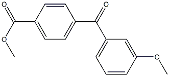 4-(3-METHOXY-BENZOYL)-BENZOIC ACIDMETHYL ESTER Struktur