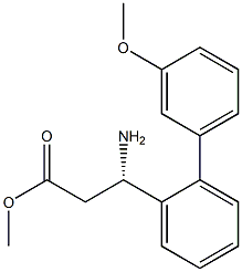 METHYL (3S)-3-AMINO-3-[2-(3-METHOXYPHENYL)PHENYL]PROPANOATE Struktur